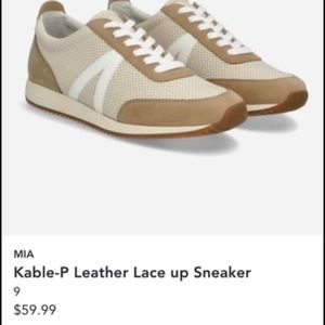 Tan sneakers